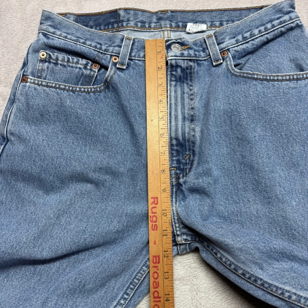 Levi's Vintage Y2K Jeans Mens 33x30 505 Regular Fit Straight Leg Medium Wash